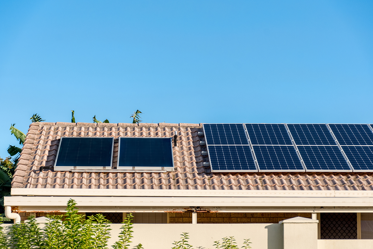 Kombinieren von Solar und Photovoltaik